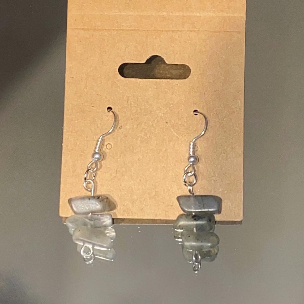 Labradorite earrings